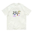 みずしまワークスのアミノ酸ぴよ プロリン オーガニックコットンTシャツ