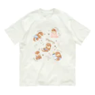 カワウソとフルーツのBaby Otters オーガニックコットンTシャツ