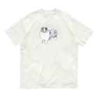 ずっこ（zucco.)のシェルティ・バイブルー オーガニックコットンTシャツ