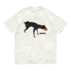 ミニピン クラブ minipin clubのミニチュアピンシャー ミニピン Miniature Pinscher minipin マーキング オーガニックコットンTシャツ