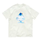 isshiki mayumiのかき氷登山Tシャツ 유기농 코튼 티셔츠