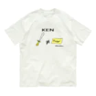 Draw freelyのKEN オーガニックコットンTシャツ