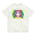 石丸沙織のシースルーバングとゆるウェーブな女の子 Organic Cotton T-Shirt