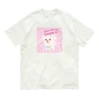 遥ん/犬顔絵　の「保護犬カフェ支援」グッズ 王子さん オーガニックコットンTシャツ