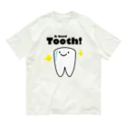 ゴロニャーのダサT屋さんのよい歯の日　トゥース！ #歯科医 に売れています。 Organic Cotton T-Shirt