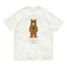 nonbiri designのつくまさん オーガニックコットンTシャツ