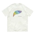 sirayuki の虹色のつばさ オーガニックコットンTシャツ