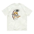 楽猫楽描しげ屋の弓道にゃんこ Organic Cotton T-Shirt