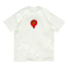 福井ウクレレクラスタ楽音のウクレンジャーレッド Organic Cotton T-Shirt
