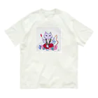 Link∞artの猫神さま オーガニックコットンTシャツ