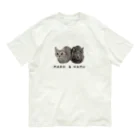 ねこほうチャンネル公式グッズのハムマロ姉妹Tシャツ Organic Cotton T-Shirt