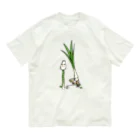 イラスト MONYAAT のワケギくんとコネギくん Organic Cotton T-Shirt