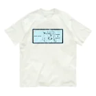 SWEET＆SPICY 【 すいすぱ 】ダーツの-ウマクナリタイ-ポニテ女子　ライトブルー Organic Cotton T-Shirt