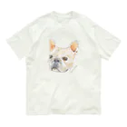 noe_to_meg (ノエとめぐ)のフレブルクリームくん Organic Cotton T-Shirt