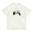 𝙈𝙊𝙈𝙊'𝙨 𝙎𝙝𝙤𝙥のpanda オーガニックコットンTシャツ