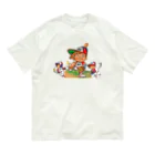 バッファ君  goods【近鉄バファローズ／1976-1996】のクレパス／バッファ君と・・・ Organic Cotton T-Shirt