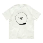 osam0508の白　まんまるポメラニアン Organic Cotton T-Shirt