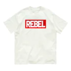 GALACTIC REBELのREBEL RED オーガニックコットンTシャツ