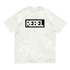 GALACTIC REBELのREBEL BLACK オーガニックコットンTシャツ