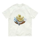 oilpastelhinaのバター オーガニックコットンTシャツ