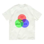 でおきしりぼ子の実験室のidentity_ab_st_and_tb オーガニックコットンTシャツ