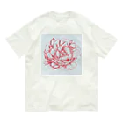 ピッチーの芍薬 peony オーガニックコットンTシャツ