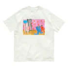 Yuhki | おばけのゆうき 公式オンラインショップ　【ちぎり絵・貼り絵のTシャツ・パーカー・スマホケース・バッグ・日用品・雑貨・文具・ドッグTシャツなど販売中】のクローゼットから逃げ出した服たち オーガニックコットンTシャツ