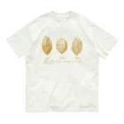 チョコ 部＠岩手のカカオポッド3種イラスト Organic Cotton T-Shirt