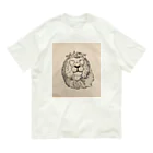 Mof Storeのライオン Organic Cotton T-Shirt