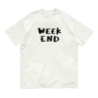 mymyのWEEKEND オーガニックコットンTシャツ