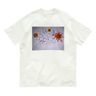 tomozou15の夏の月と太陽☀️ オーガニックコットンTシャツ