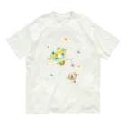 めろんぽっぷのお店だよのカメさん気球にのって♪　 オーガニックコットンTシャツ