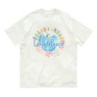 Love＆PeaceのLove＆Peaceキッズ用ロゴ オーガニックコットンTシャツ