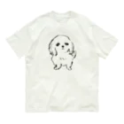 ヤの健気な犬 オーガニックコットンTシャツ