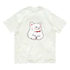 ふわにゃんshopのごきげんにゃんこ オーガニックコットンTシャツ