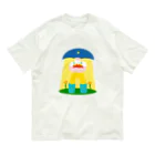 わちゃぽ宇宙人/シマダソラシドのかさのうちゅうじんとカニのあかちゃん Organic Cotton T-Shirt