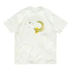 キツネイモリの人の月とキツネイモリ Organic Cotton T-Shirt