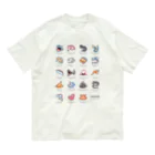 mincruの深海魚図鑑1_カラー オーガニックコットンTシャツ