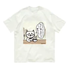 万枚ちゃんの珈琲ネコの日常〜コロンビア〜 オーガニックコットンTシャツ