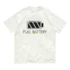 StudioチャカののFULL BATTERY オーガニックコットンTシャツ