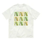 サメ わりとおもいの９匹のサメ緑 Organic Cotton T-Shirt