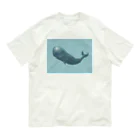 はちえんのお店のくじらくん（文字なし） Organic Cotton T-Shirt