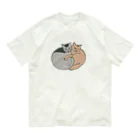 春朗の色のあるねこちゃんズ オーガニックコットンTシャツ