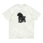 chippokeのトイプードル ブラック Organic Cotton T-Shirt