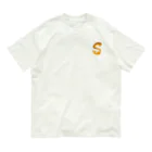 たはらともみのアルファベットどうぶつ　S　リス Organic Cotton T-Shirt