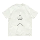 鯖いTシャツ屋さんのno camera no life オーガニックコットンTシャツ