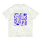 処理場の電子基盤 オーガニックコットンTシャツ