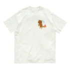 おばけ商店のおばけTシャツ＜五徳猫＞ オーガニックコットンTシャツ