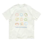 かやぬゆみのゆるいすいぞくかん（カラフル） オーガニックコットンTシャツ