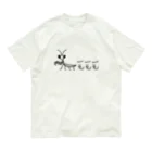 モリチエコのカマキリ親子 Mantis Baby's オーガニックコットンTシャツ